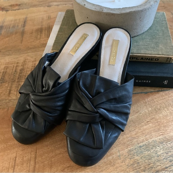 Louise et Cie Genuine Leather Bylot Twist Mule Size 5.5 - Picture 2 of 13